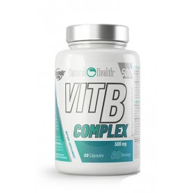 Vitaminas Hypertrophy Natural Health VIT B Complex 60 caps
