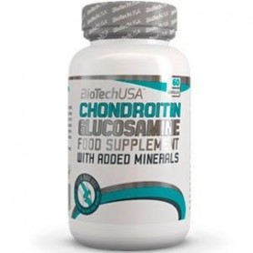 Salud articular BioTech USA Chondroitin Glucosamina 60 caps