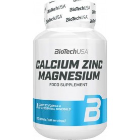 Mineral BIOTECH USA Calcium Zinc Magnesium 100 tabs