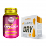 Quemagrasas Gold Nutrition Extreme Cut Explosion Woman 120 caps + DRY Hyperthrophy  ProActive 20 viales