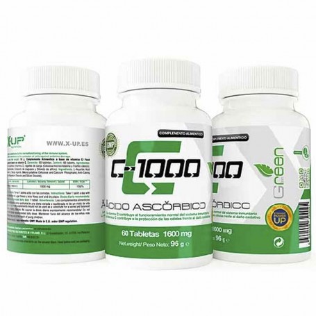 Vitaminas X-UP Green C-1000 160mg 60 Caps